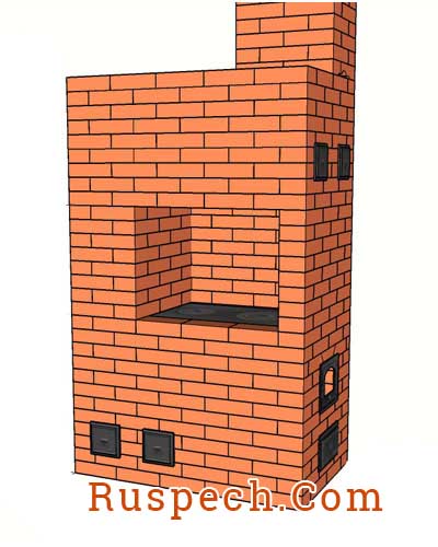 кирпичная печка