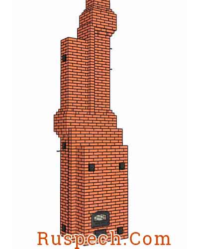 кирпичная 5 х 2,5 кирпича